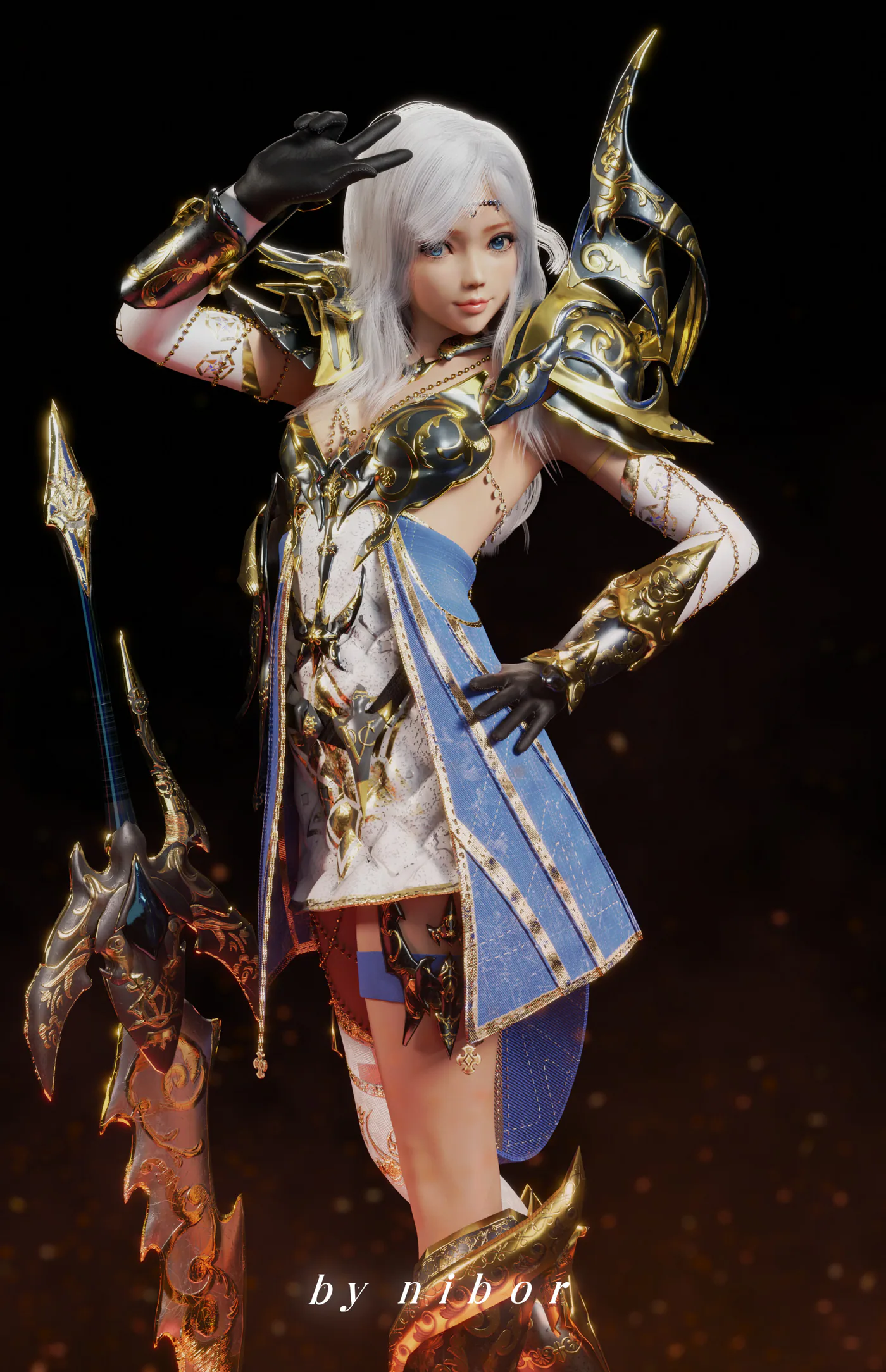Aurelia, 3D artwork by Robin Khanduri, 2021