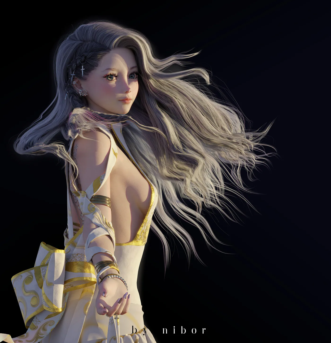 Daphne, 3D artwork by Robin Khanduri, 2022
