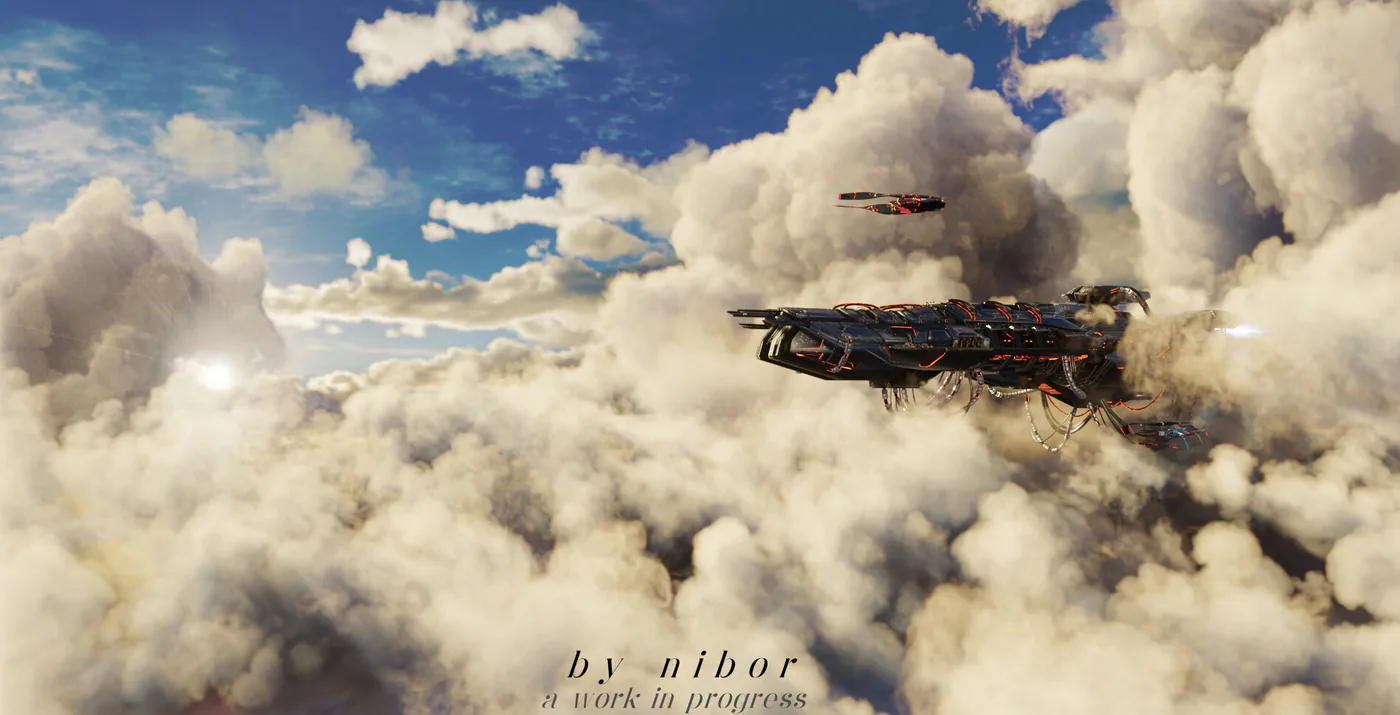 Helios Battleship, 3D artwork by Robin Khanduri, 2021
