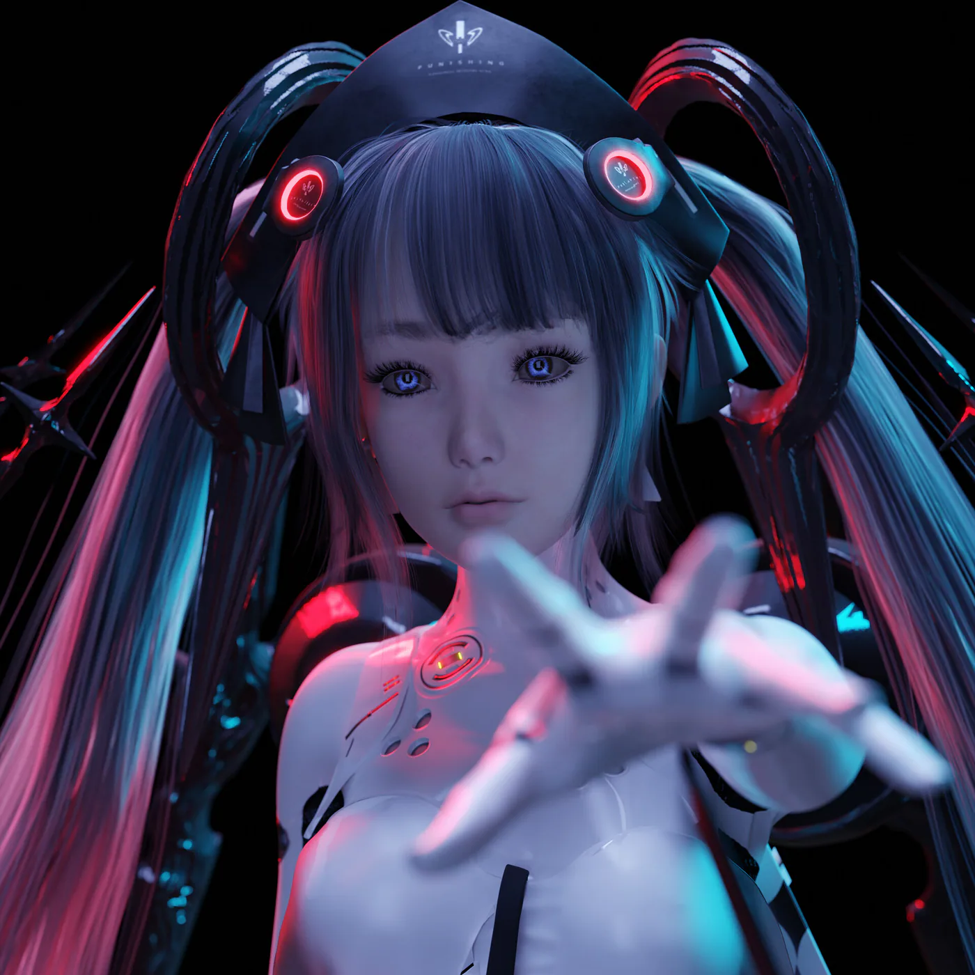 Luna, 3D artwork by Robin Khanduri, 2022